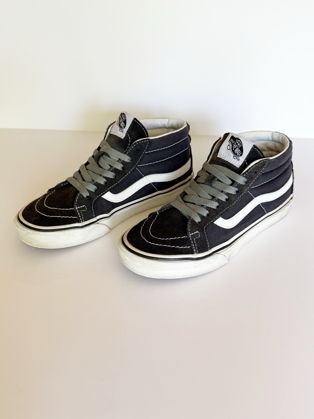Vans Sk8-Mid Black & White Sneakers